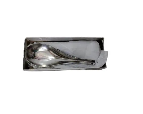 Polished stainless steel soup and ice cream spoons – photo 5