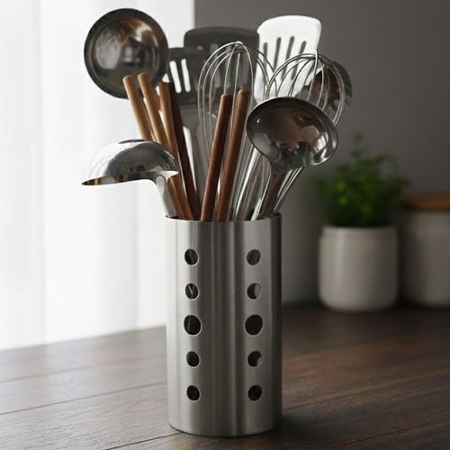 Stainless steel spoon stand for countertop | Saify Homes