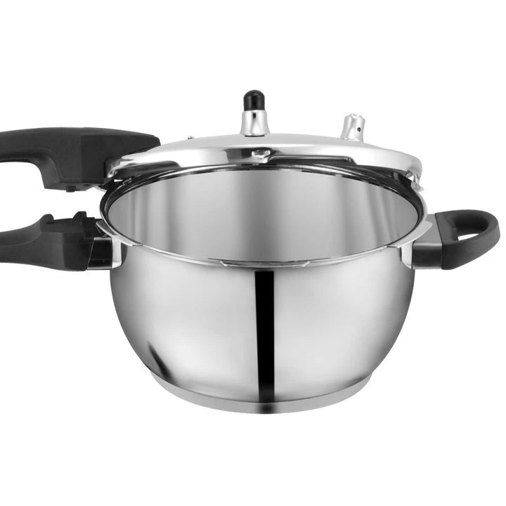 Sonex stainless steel wok pressure cooker with glass lid - view 4