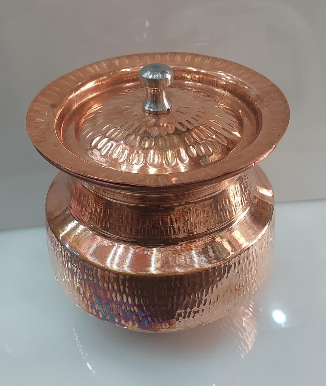 Pure Copper Deg 500g – Hammered Serving Daig | Pakistan – image 3