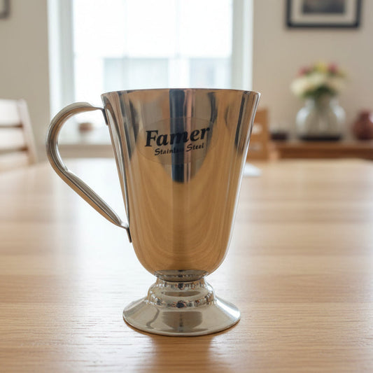 Stainless steel mug set of 3 400ml - product photo | Saify Homes Pakistan