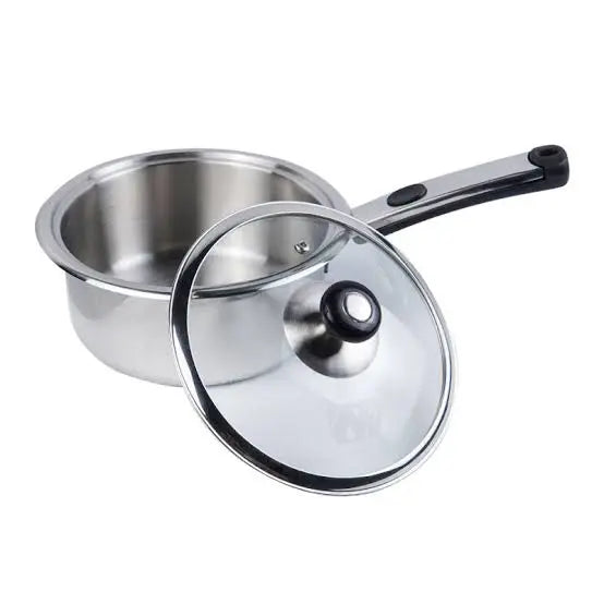 Alpha double bottom stainless steel saucepan - view 2