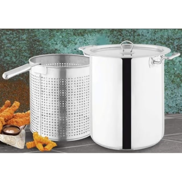 Alpha stainless steel deep fryer - view 3