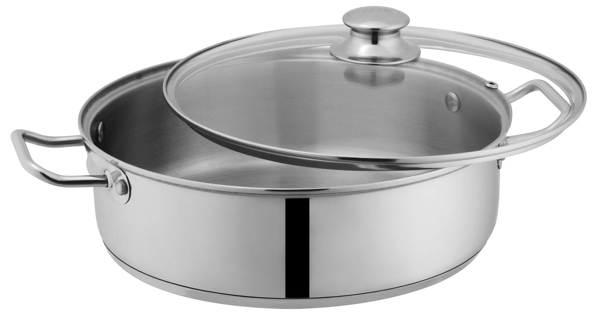 Sonex stainless steel fish pot with glass lid - view 3