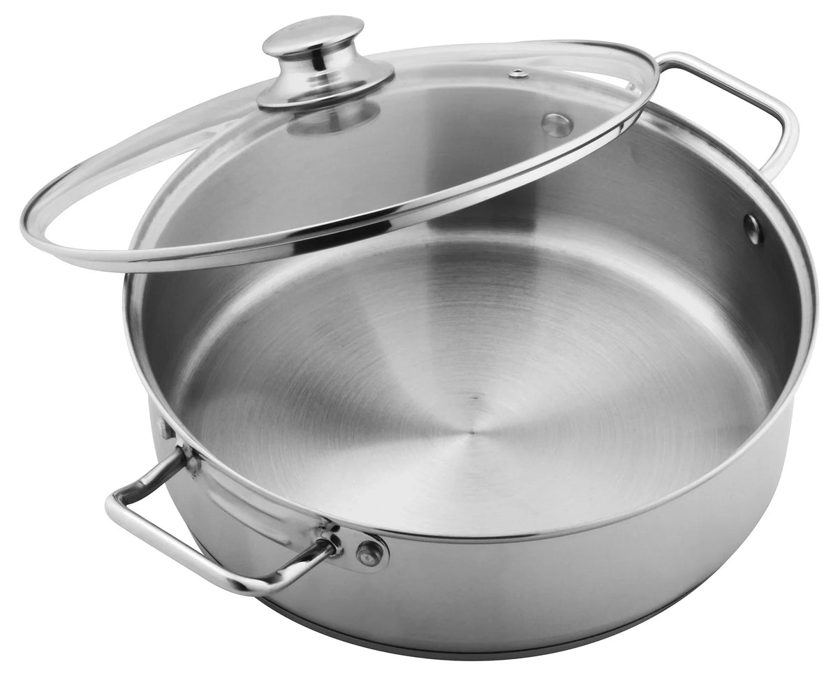 Sonex stainless steel fish pot with glass lid - view 4