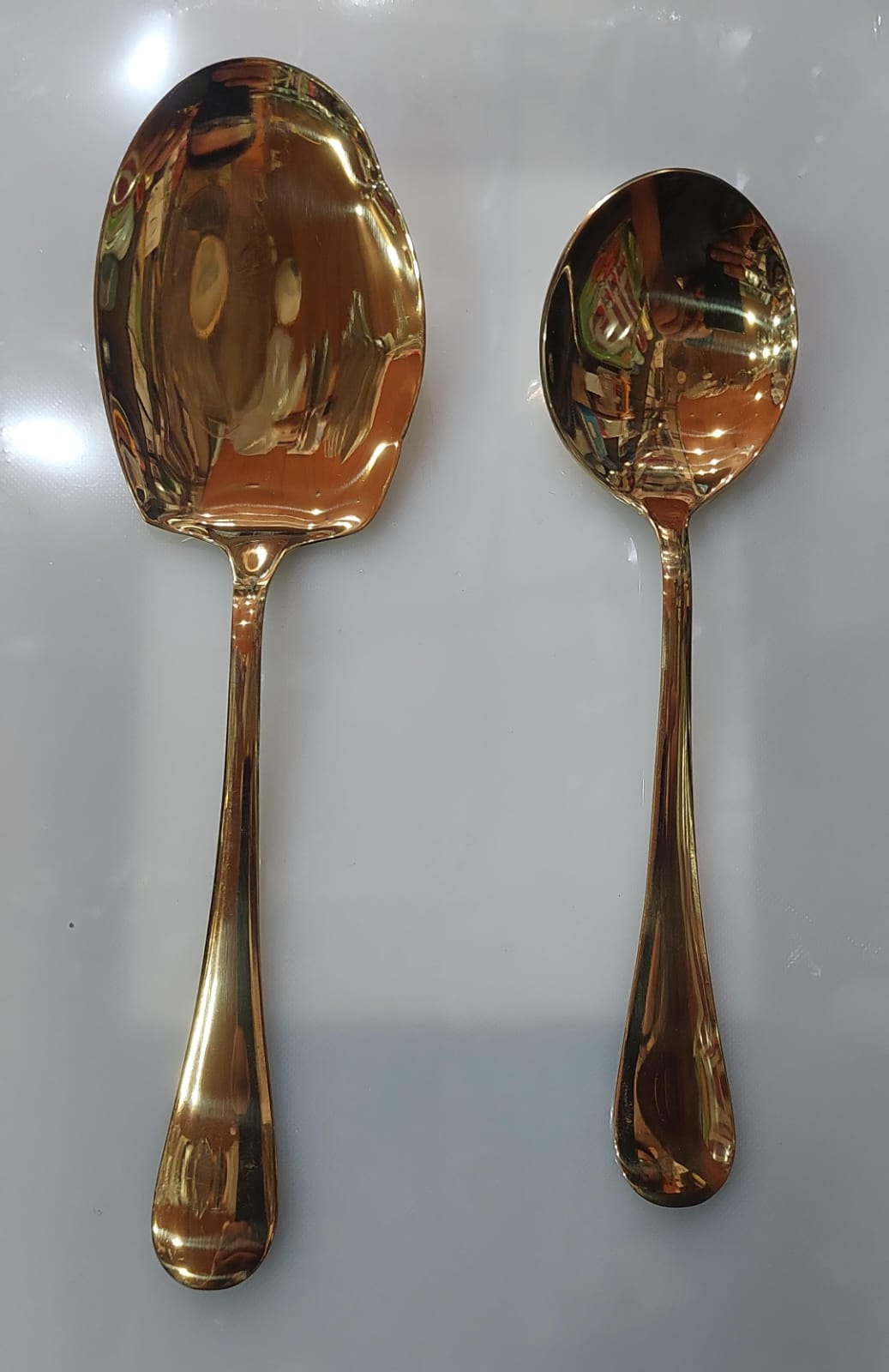 Full gold plated stainless steel loose cutlery spoons forks and knives – photo 5