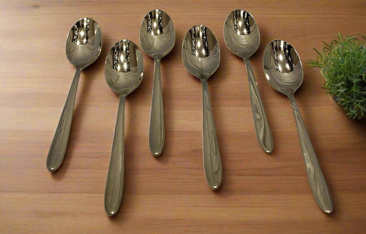Golden stainless steel cutlery set 14 gauge heavy – photo 4