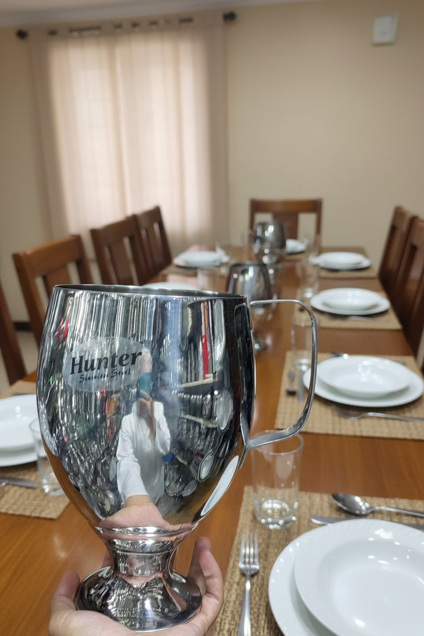 Heavy stainless steel water jug 2L - product photo | Saify Homes Pakistan