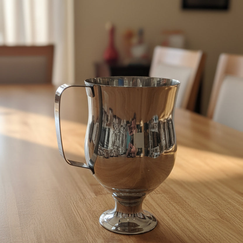 Fancy heavy stainless steel jug 2L - product photo | Saify Homes Pakistan