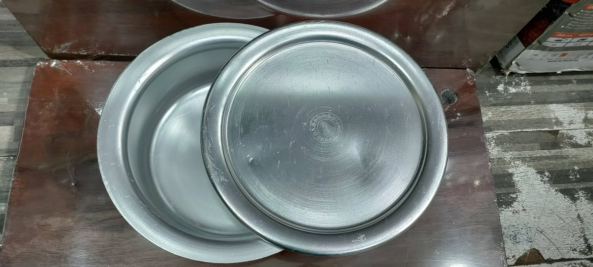 silver anodized heavy lagan flat bottom - view 3