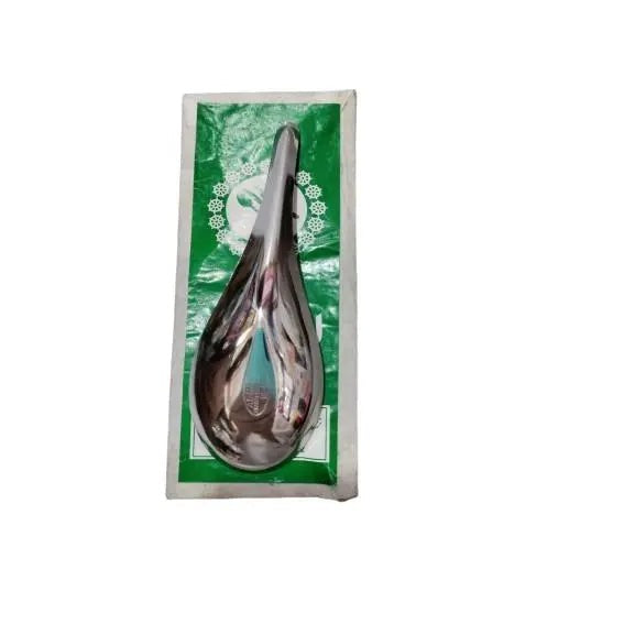 Polished stainless steel soup and ice cream spoons – photo 4