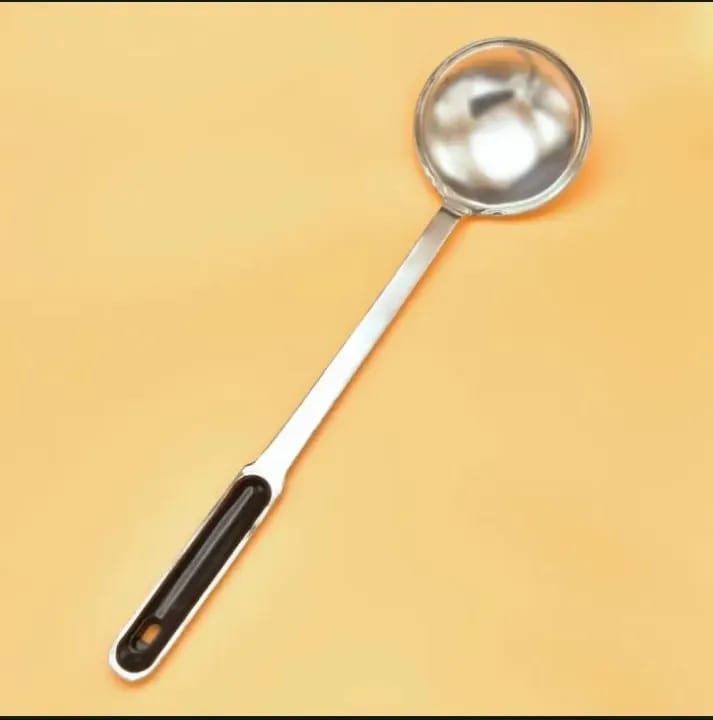 Heavy stainless steel palta karchi and serving spoon set | Saify Homes