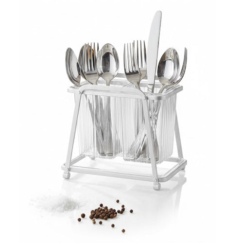 Aluminium spoon stand kitchen utensil holder – photo 2